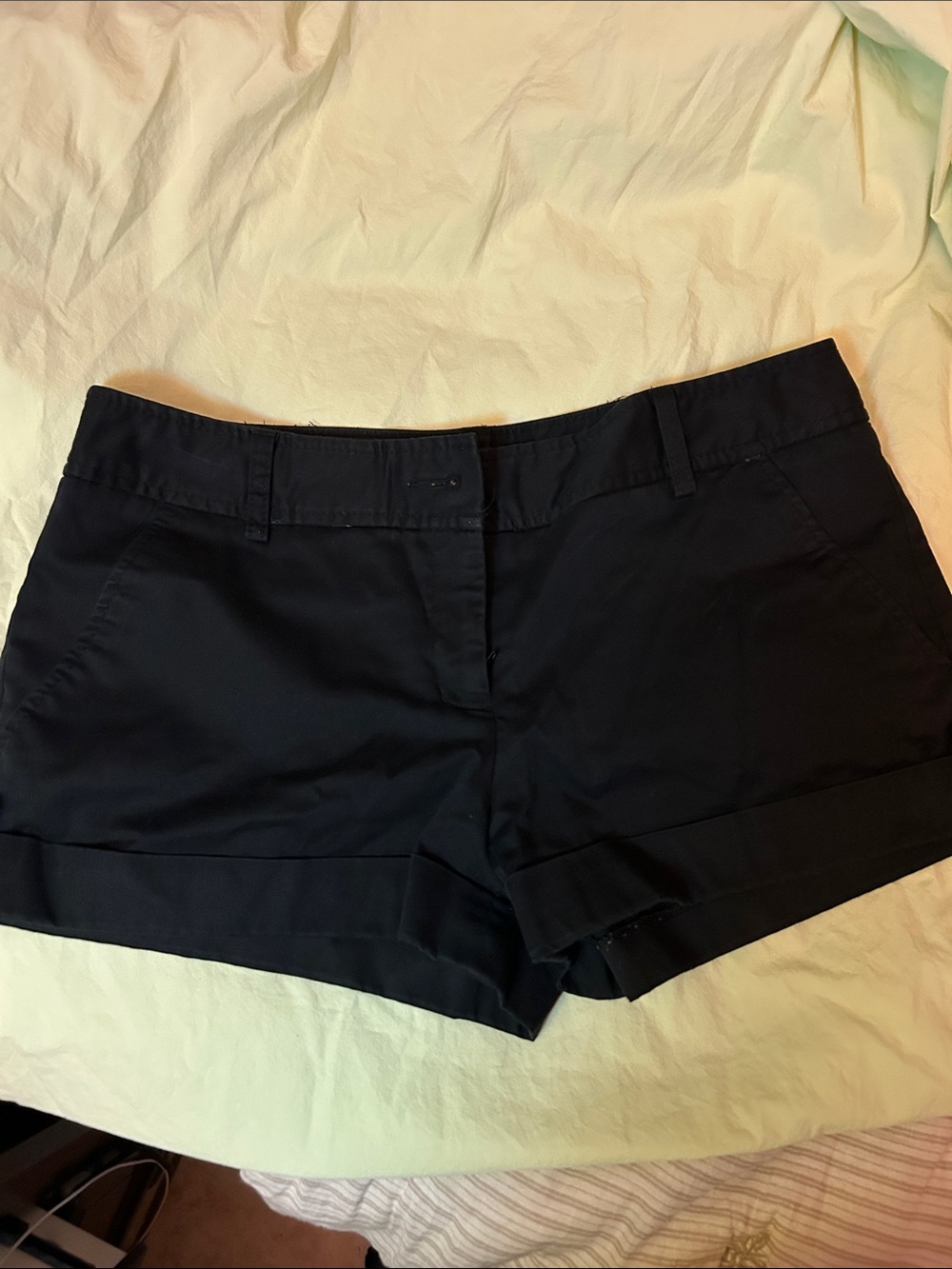 Express Black Cuffed Women's Shorts